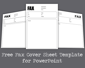 Fax Cover Sheet PowerPoint Template