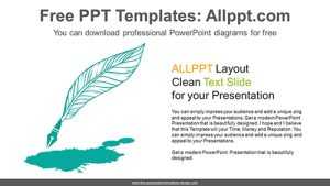 Feathered Nib PowerPoint Diagram