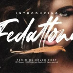 Fedattona Brush Font