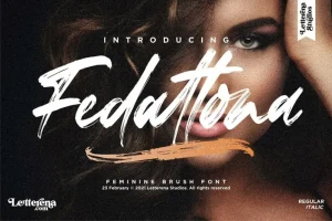 Fedattona Brush Font