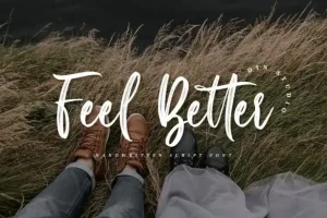 Feel Better Brush Font