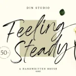 Feeling Steady Font - Fonte Grátis Feeling Steady Font