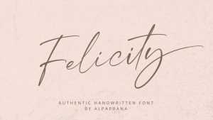 Felicity Script Font › Fontesk