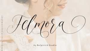 Felmora Script Font › Fontesk