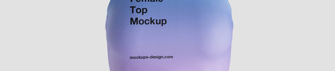 Female top and leggings mockup