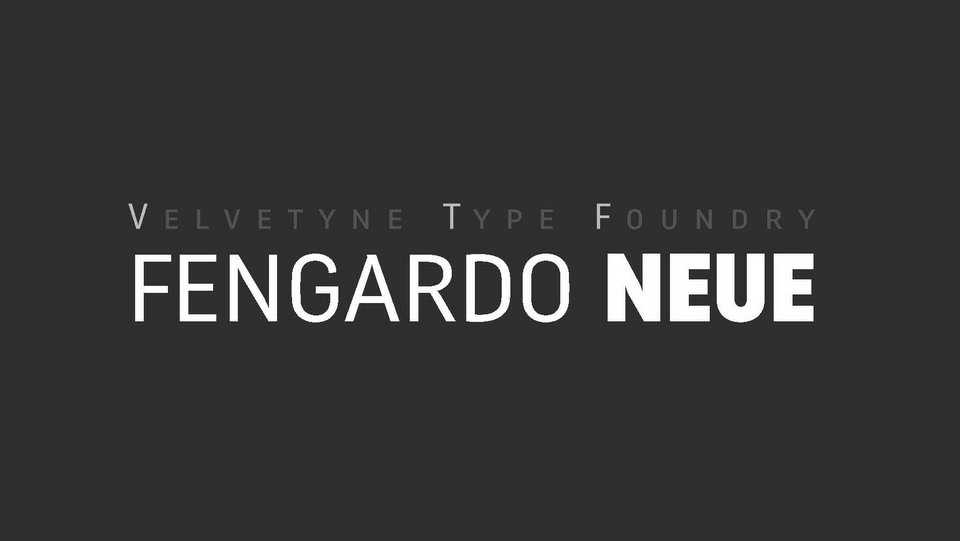 Fengardo Neue Font Family › Fontesk
