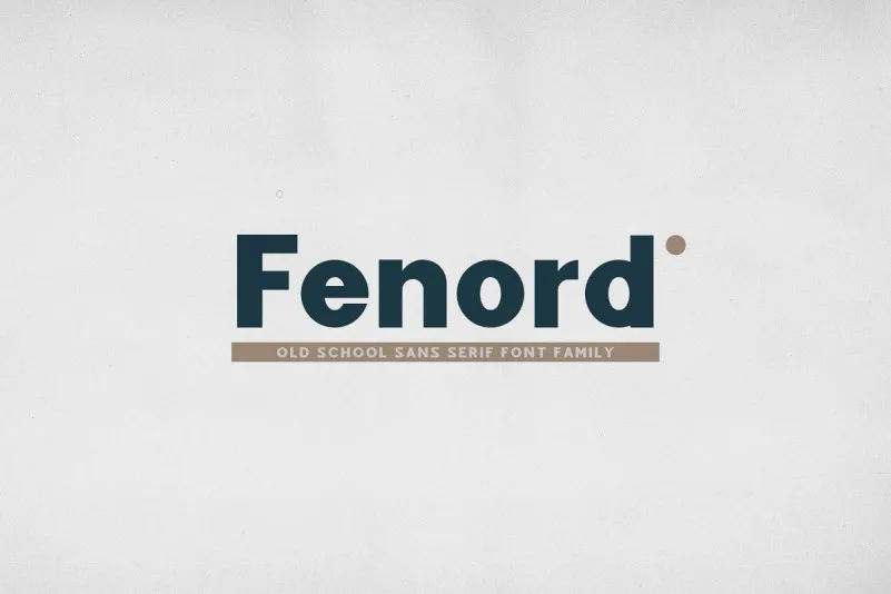 Fenord Sans Serif Font