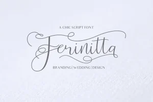 Ferinitta Calligraphy Font