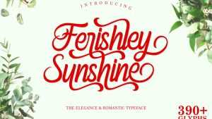 Ferishley Sunshine Script › Fontesk