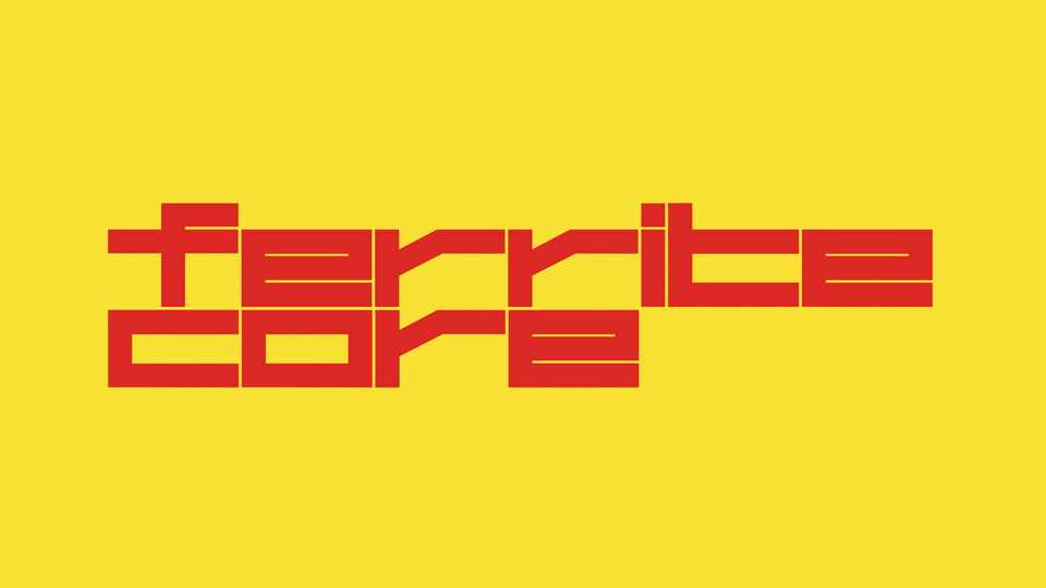 Ferrite Core Font › Fontesk