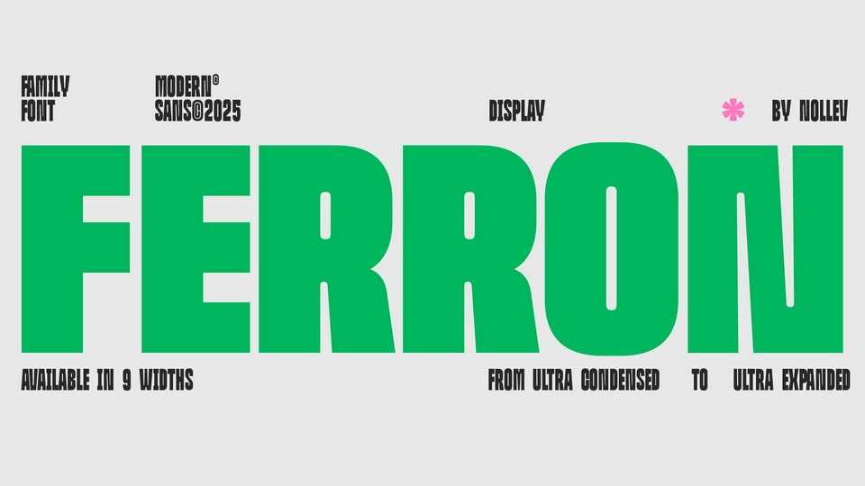 Ferron Font Family › Fontesk