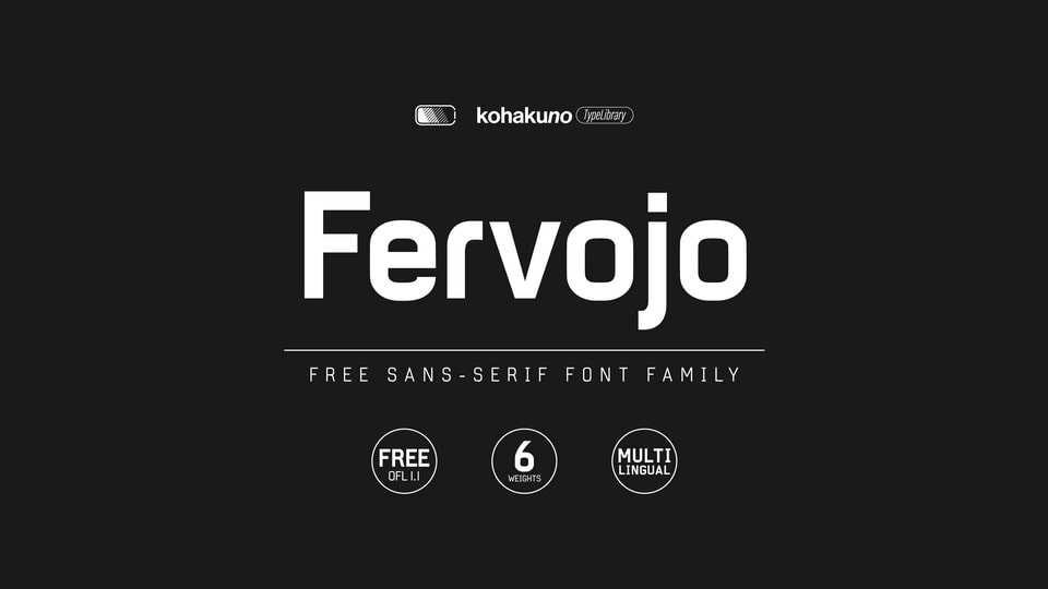 Fervojo Font Family › Fontesk