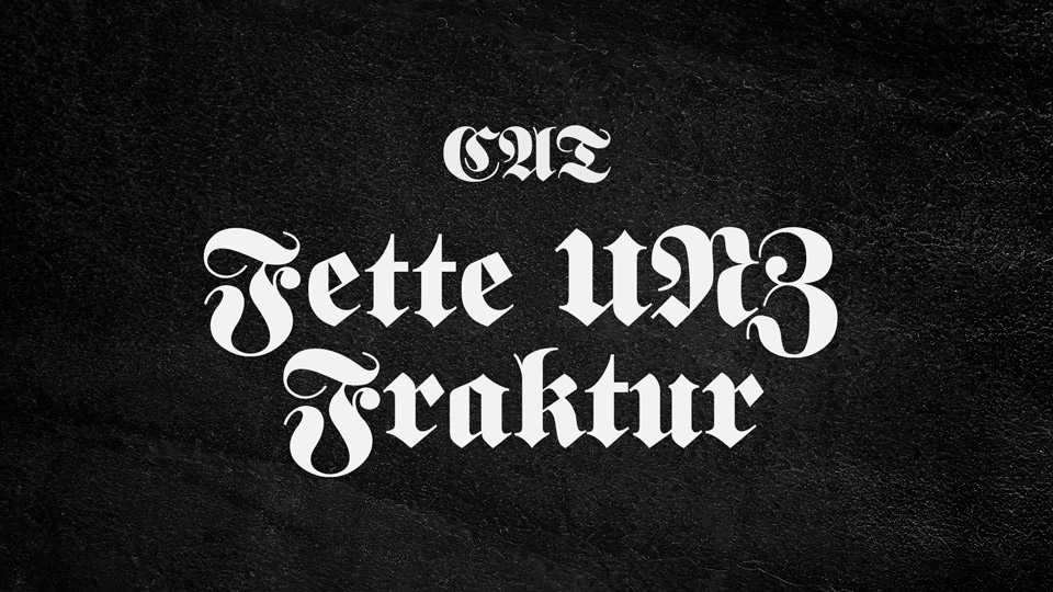 Fette UNZ Fraktur Font › Fontesk