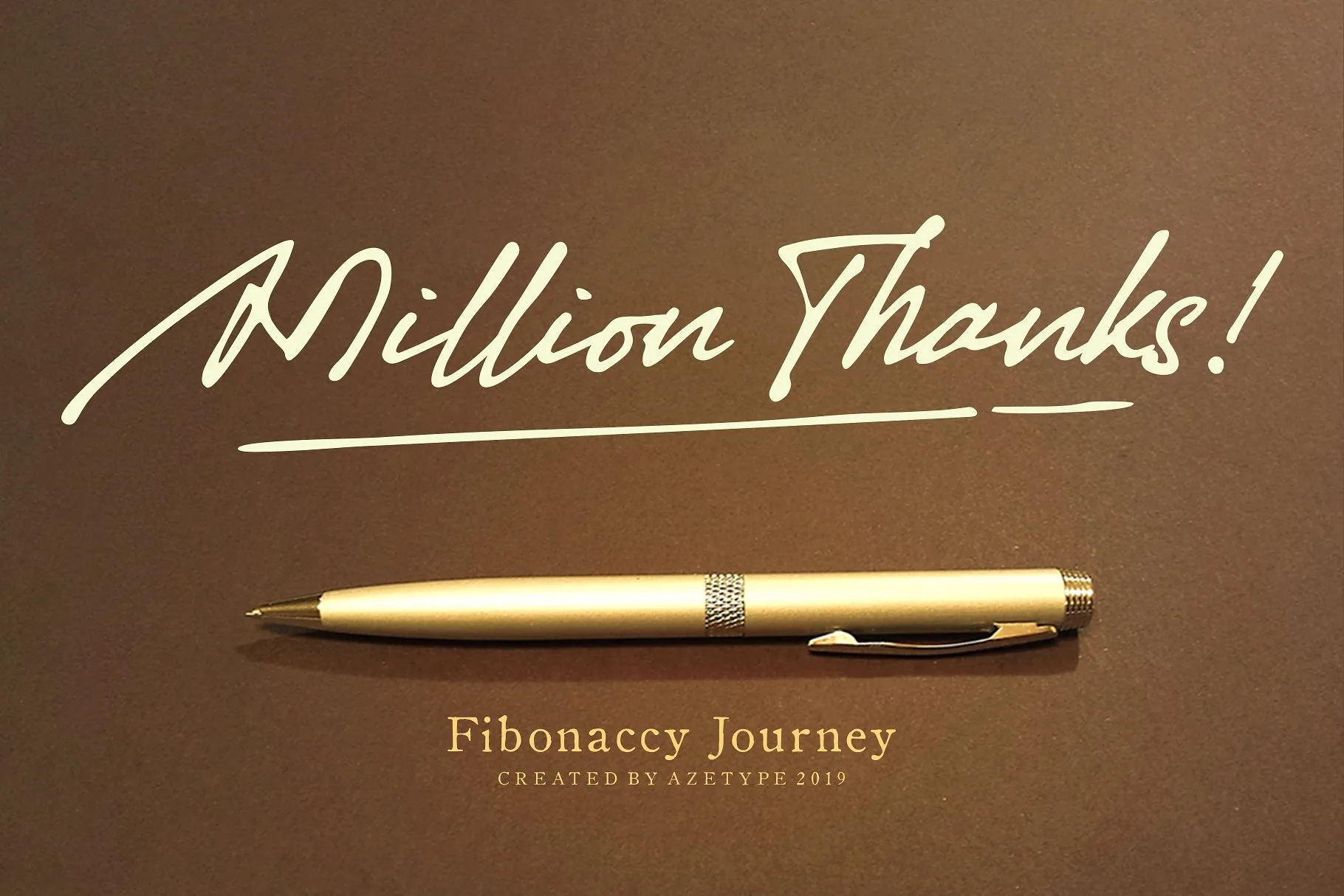 Fibonaccy Journey Script Font