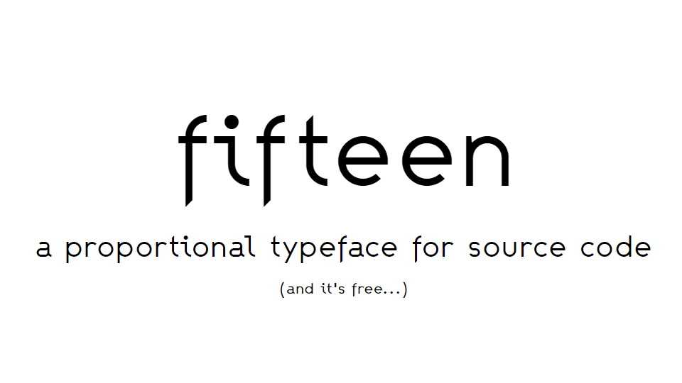 Fifteen Font Family › Fontesk