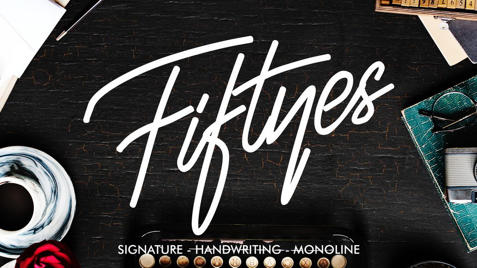 Fiftyes Script Font › Fontesk