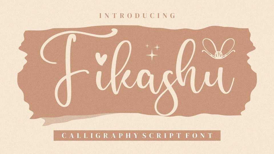Fikashu Script Font › Fontesk