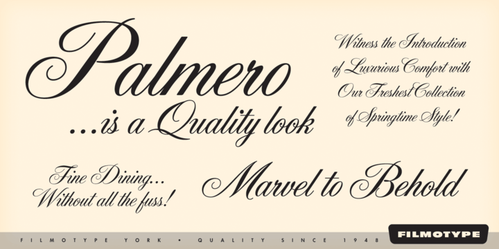 Filmotype York Font