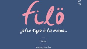 Filö Font › Fontesk