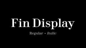Fin Display Font › Fontesk