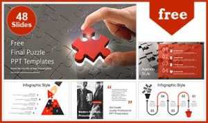 Final Puzzle Piece PowerPoint Templates