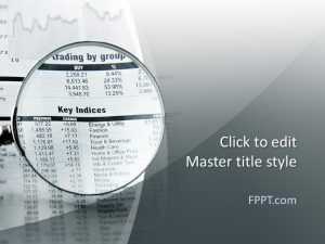 Finance Report PowerPoint Template