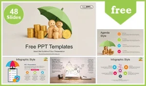 Financial Security PowerPoint Templates