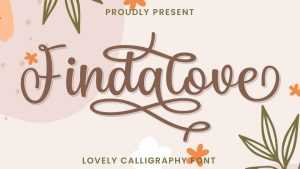 Findalove Font › Fontesk