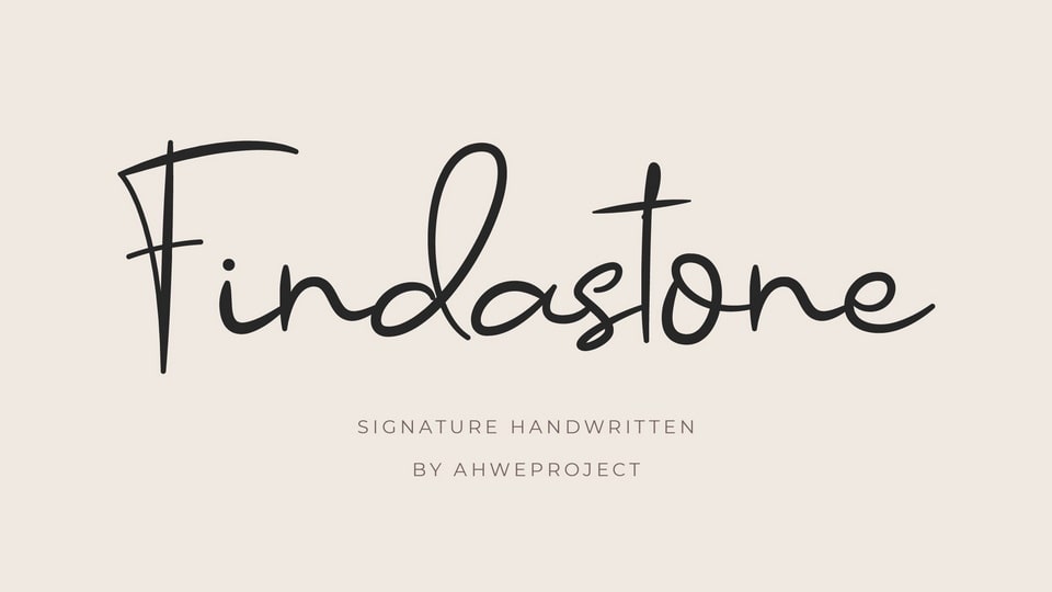 Findastone Font › Fontesk