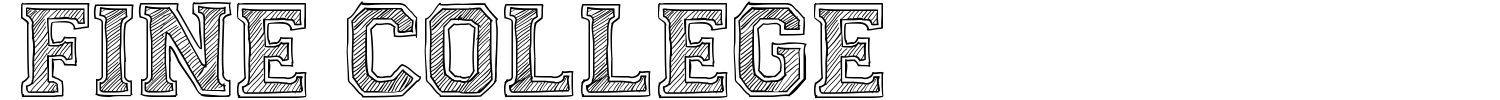 Fine College Font