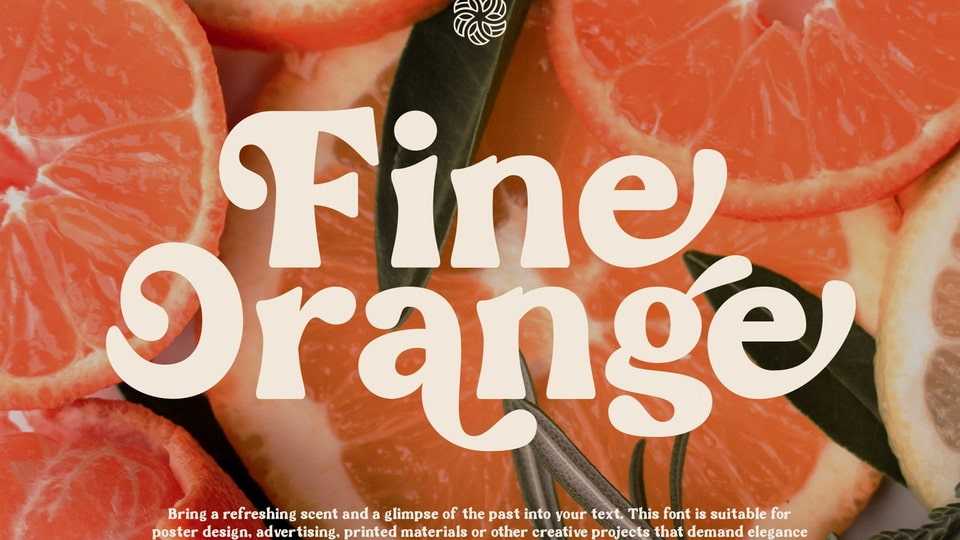 Fine Orange Font › Fontesk