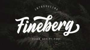 Fineberg Script › Fontesk