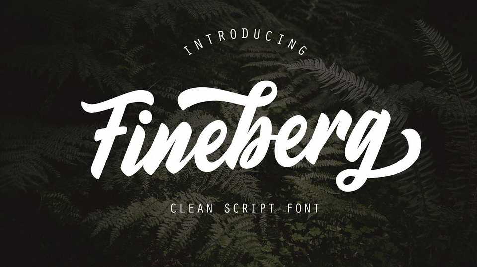 Fineberg Script › Fontesk