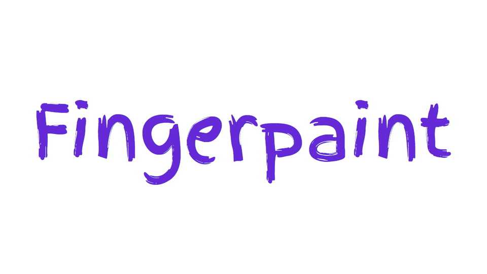 Fingerpaint Font › Fontesk