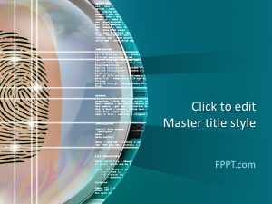 Fingerprint PowerPoint Template