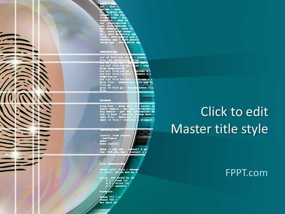 Fingerprint PowerPoint Template