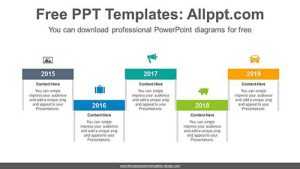 Finish Line Signpost PowerPoint Diagram