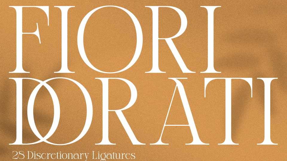 Fiori Dorati Font › Fontesk