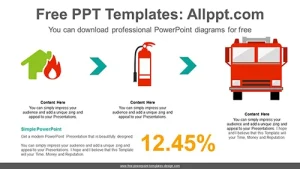 Fire Fighting PowerPoint Diagram