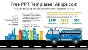 Fire Truck PowerPoint Diagram