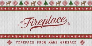 Fireplace Calligraphy Font