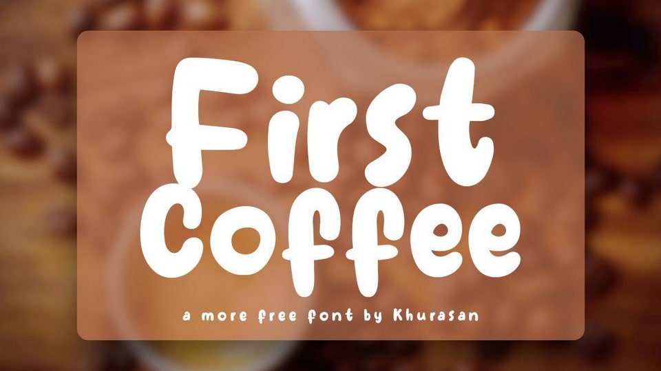 First Coffee Font › Fontesk