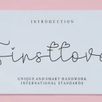 Firstlove Handwritten Font