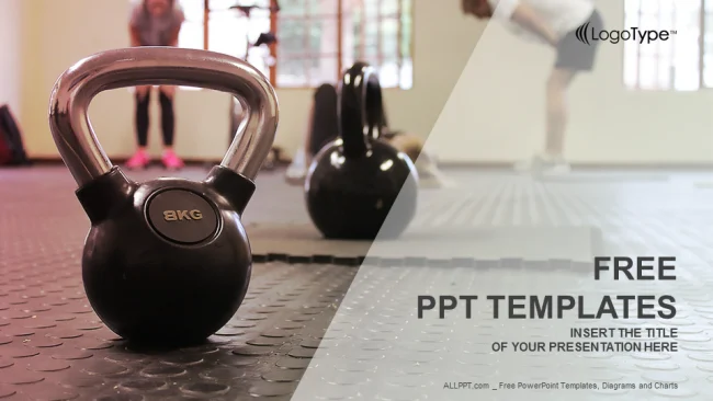 Fitness Trainer-Sports PowerPoint Templates