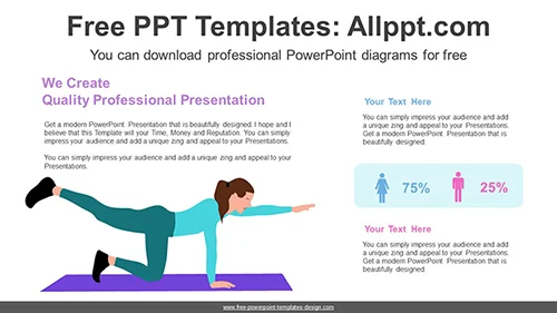 Fitness Training PowerPoint Diagram