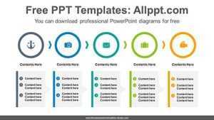 Five Circle PowerPoint Diagram