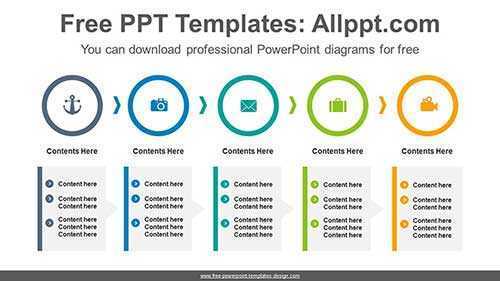 Five Circle PowerPoint Diagram
