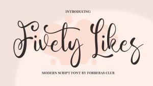 Fivety Likes Font › Fontesk