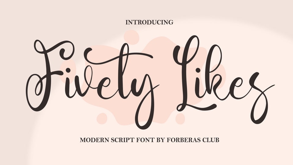 Fivety Likes Font › Fontesk