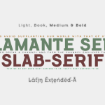Flamante SemiSlab family - Fonte Grátis Flamante SemiSlab family
